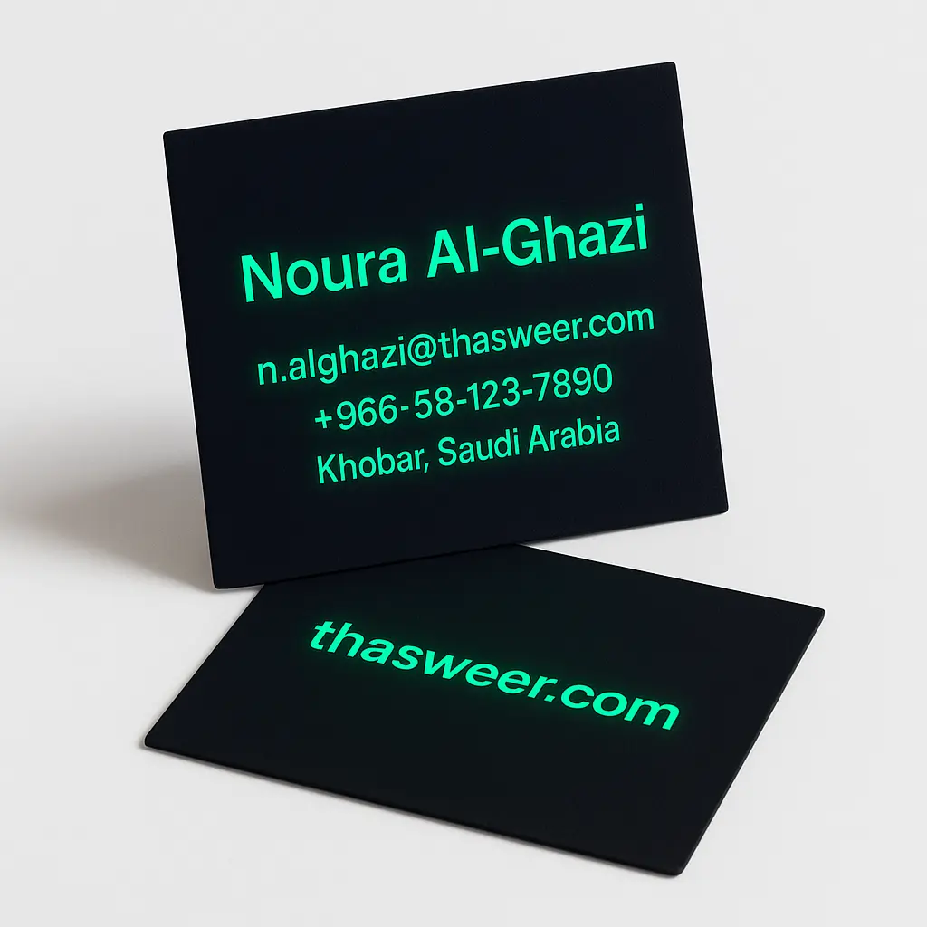 Glow-in-the-Dark Cards